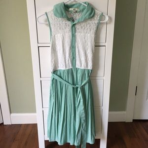 Mint & White dress